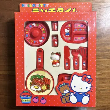 산리오 키티 런치 타임 1988년 제작 레트로 미사용 새상품