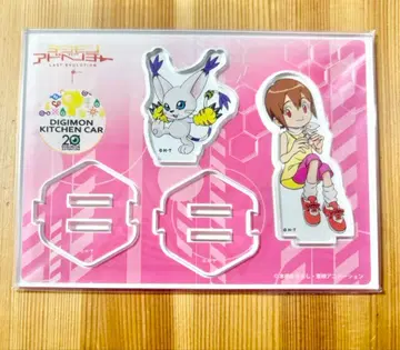 디지몬 주방 카 아크릴 스탠드 아크릴 스탠드 이슬이(히카리)