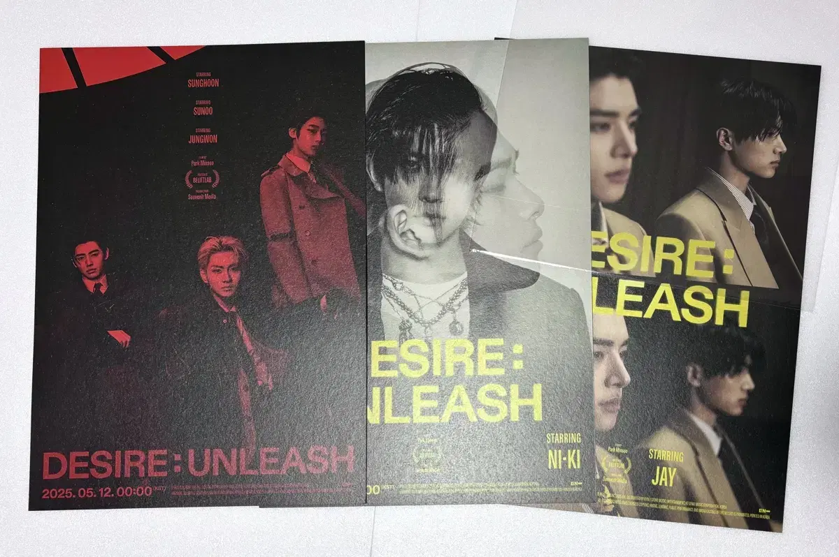 엔하이픈 시네마 프리미어 특전 포스터 포카 양도
