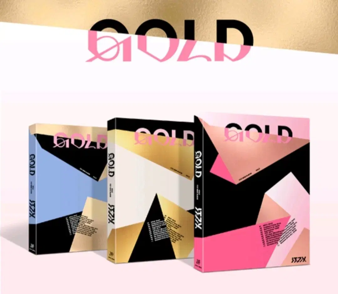 Itzy Gold Sealed 3-Piece Set