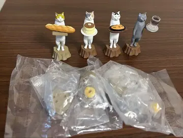 가챠 고양이 라보 고양이 빵집 카페 고양이 가챠가챠 6개