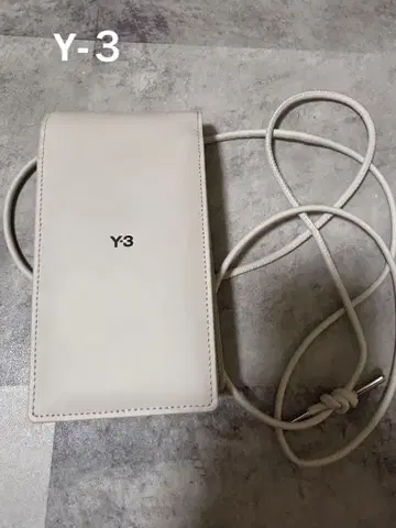 Y-3 Y-3 숄더백 폰 카드 케이스 화이트