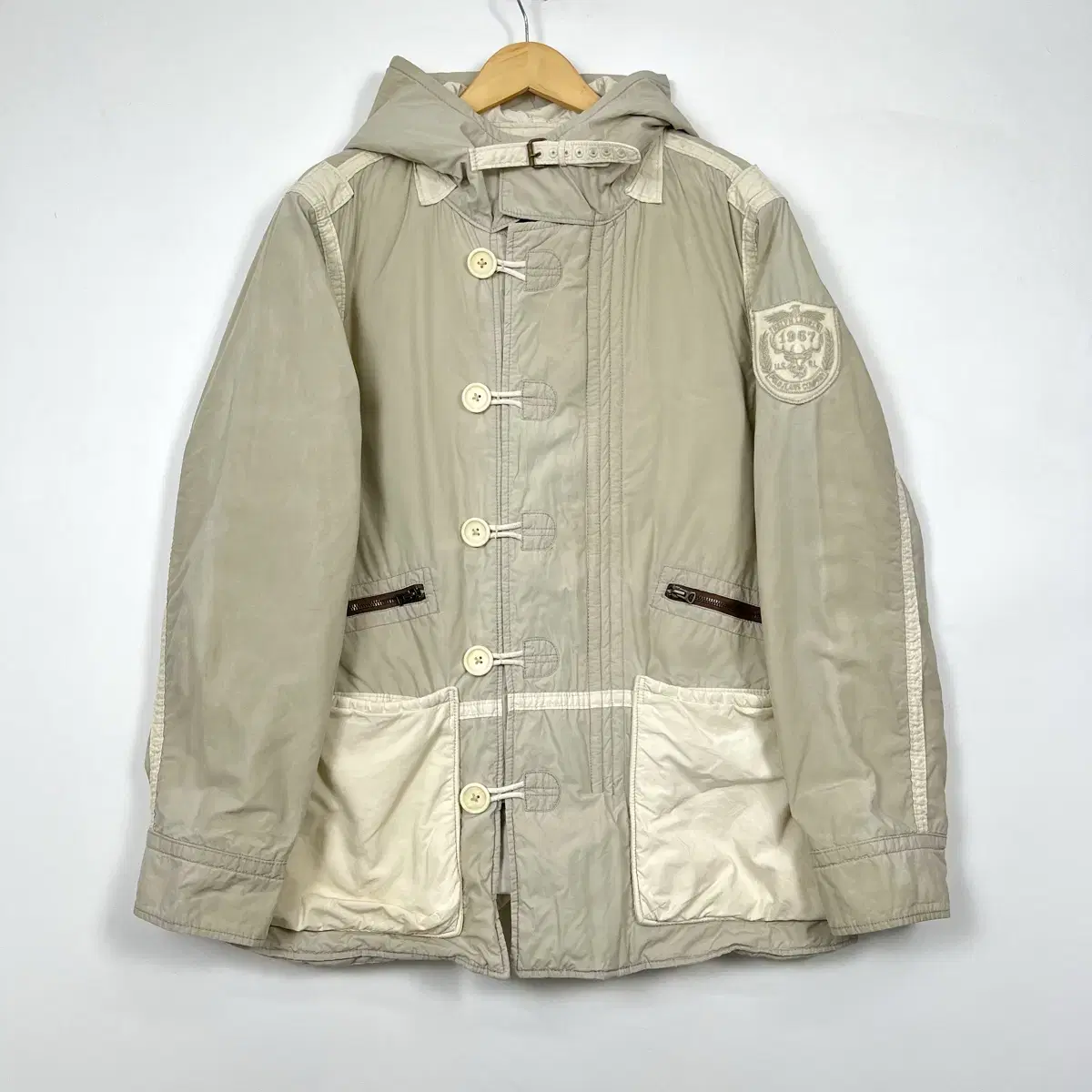 (Free Shipping) PRJ Polo Jeans Company Reindeer Patch Field Parka