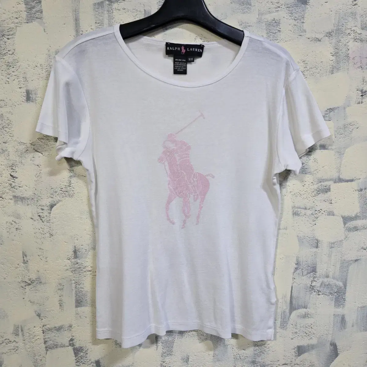 Polo Ralph Lauren Women's Slim Fit Big Pony Short Sleeve T-shirt M
