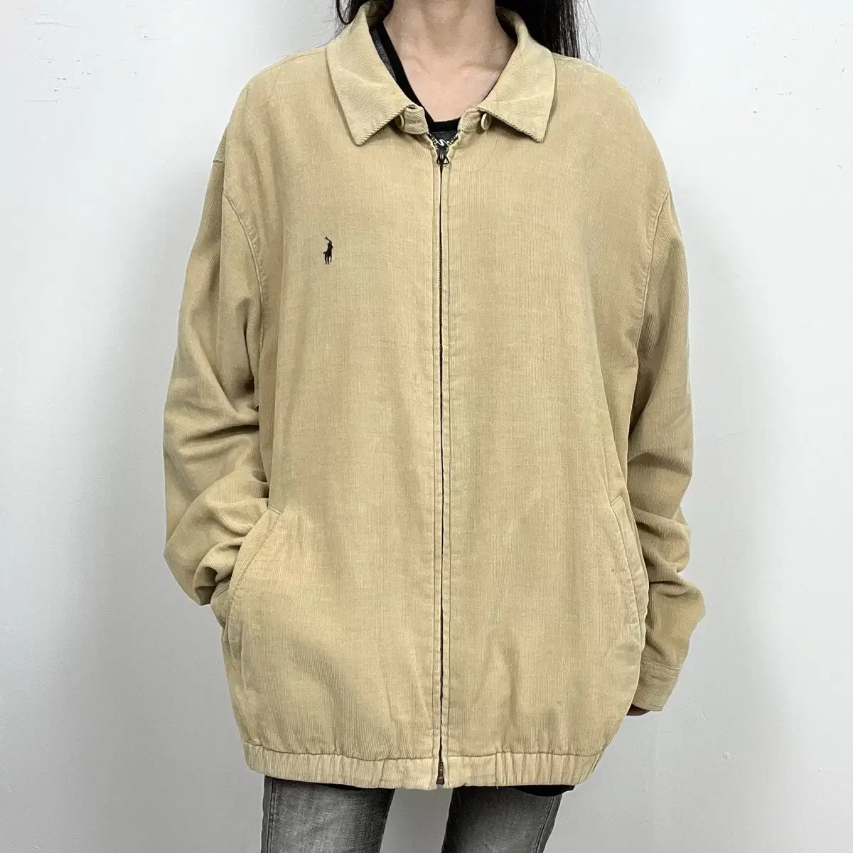 (Free Shipping) PRL Polo Ralph Lauren Corduroy Swing Top Jacket