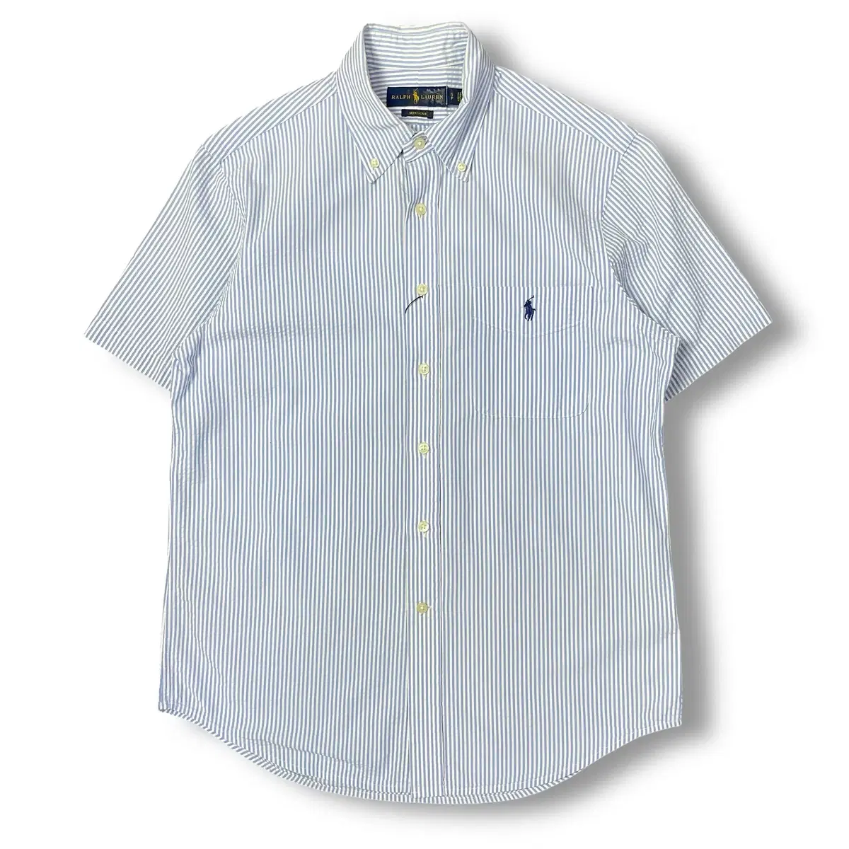 Polo Ralph Lauren striped seersucker short-sleeve shirt