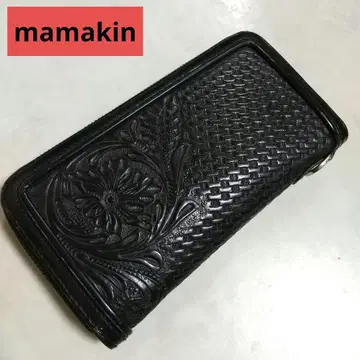 mamakin 고급 가죽 장지갑 지갑 라운드 지퍼 지퍼