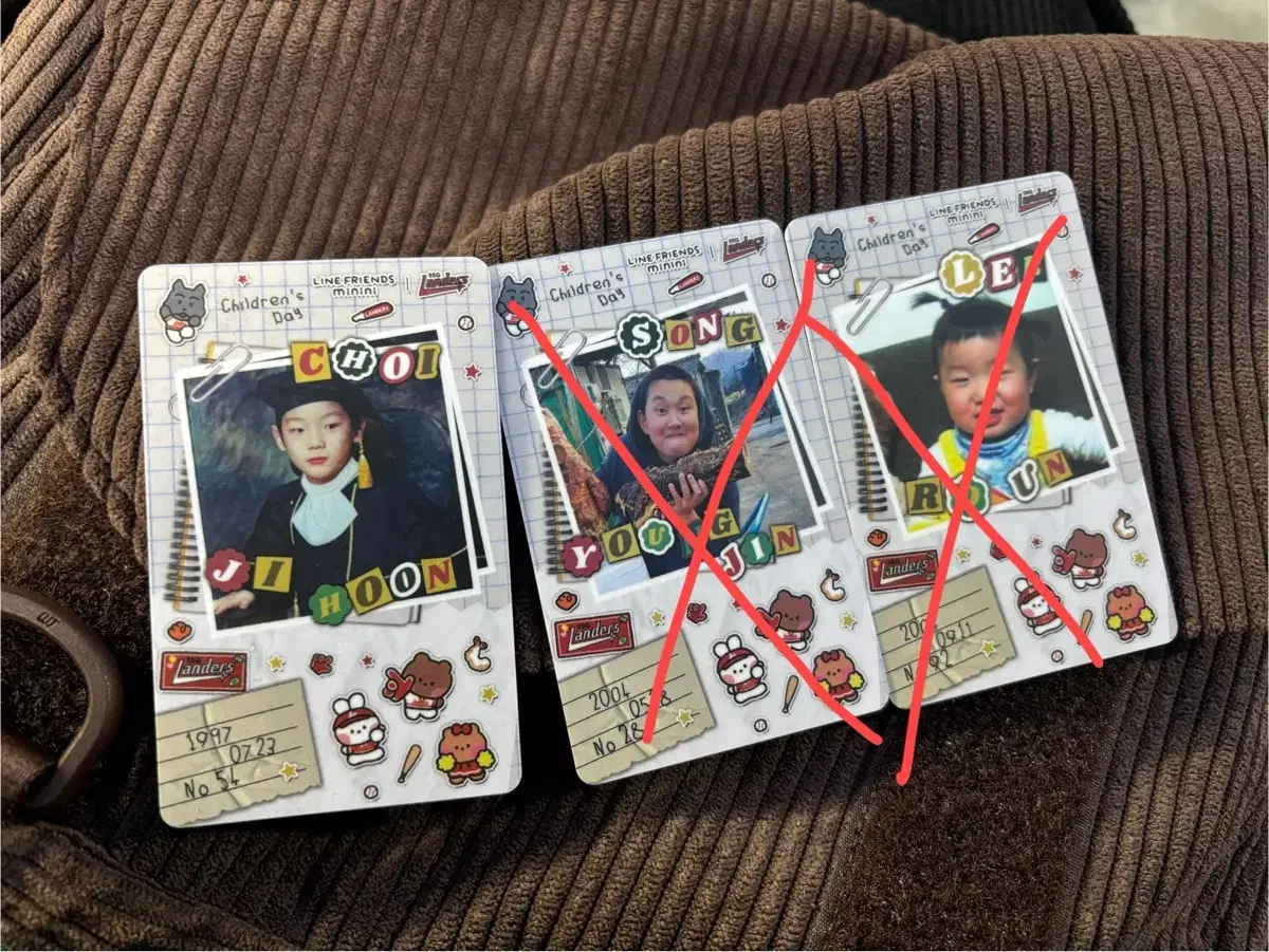 ssg 랜더스 어린이날 포토카드 최지훈