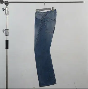 nvrfrgt 3D Twisted Jeans 블루 네버 포겟