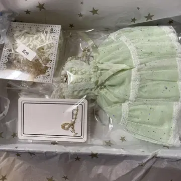 MDD MSD 아웃핏 인형 의류 그린 드레스