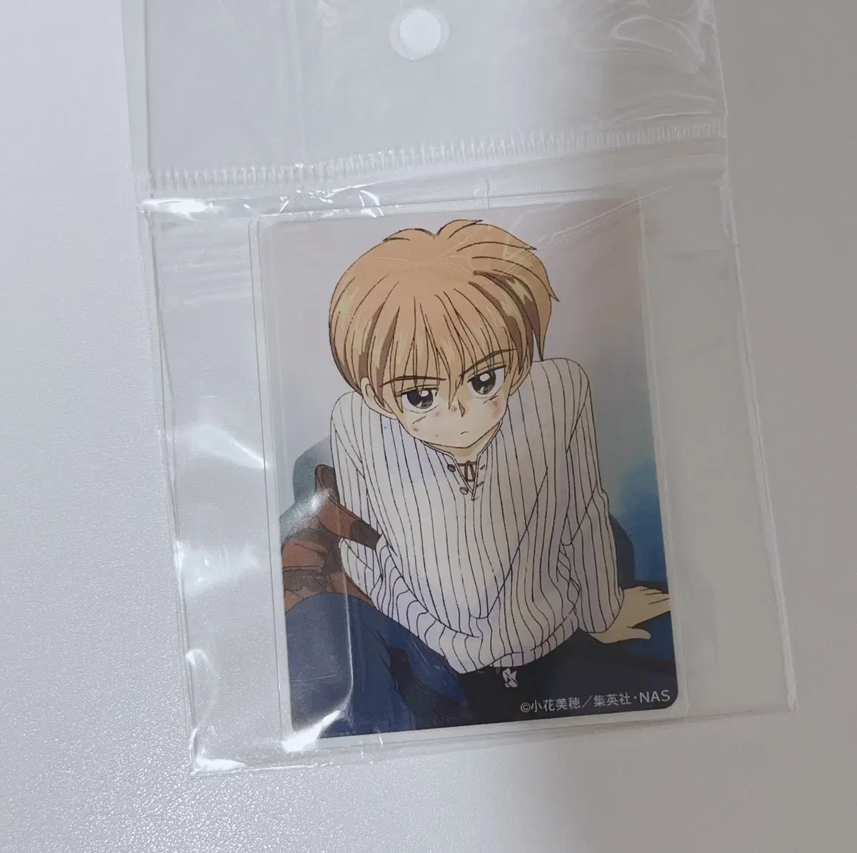 Children's toy Kuji acrylic card Hayama Akito