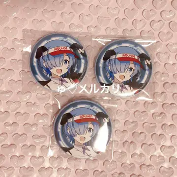 렘 라운드 원 콜라보 캔뱃지