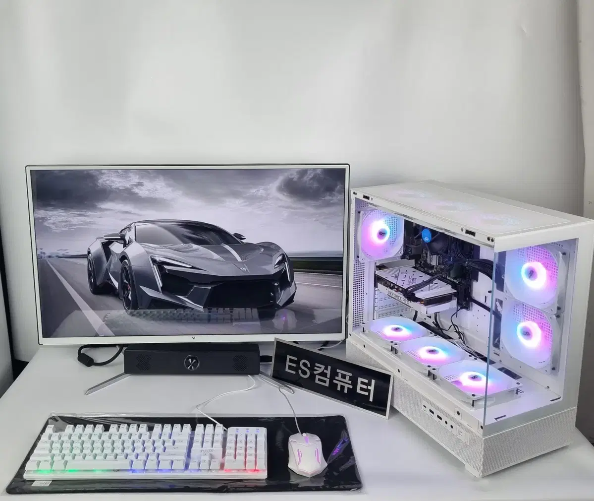 조립pc 모니터 풀세트구성 55만원 !!