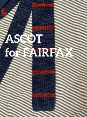 Ascot for FAIRFAX 니트 타이 독일제