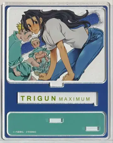 나카토 야스히로 세계전 트라이건 아크릴 스탠드 바쉬 나이프 렘