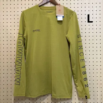 로고 프린트 긴팔 티셔츠 L (1016-01030)