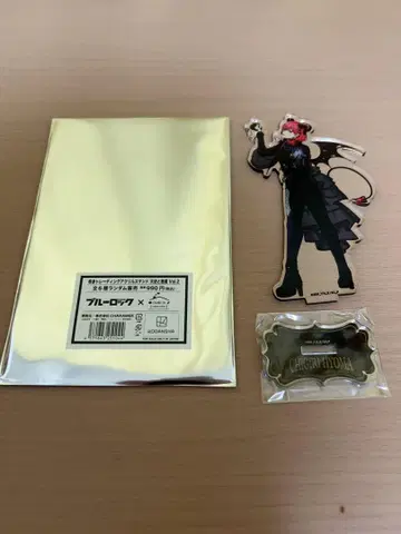 블루 록 아크릴 스탠드 치기리 효마 악마 ver.