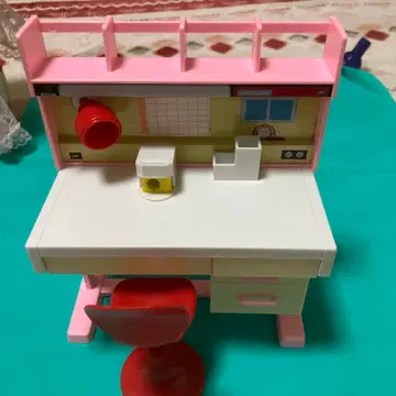 리카짱의 화이트 화이트 가구 세트 NEW 학습 책상