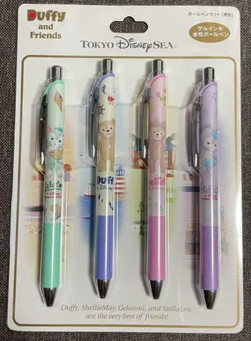 디즈니 씨 더피 프렌즈 젤 잉크 수성 볼펜 0.5mm