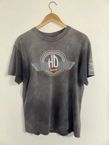Harley Davidson 80s 오니 스웨이드 USA제 티셔츠