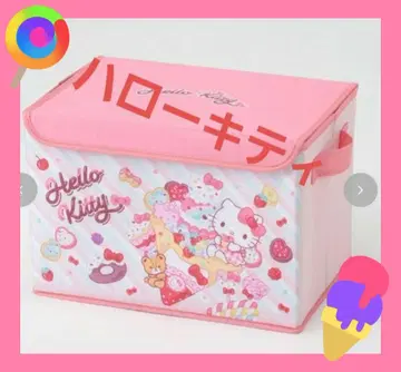 산리오 뚜껑이 있는 수납 박스 헬로키티