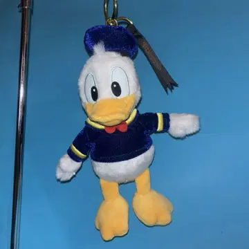 도날드 봉제 인형 키체인 DONALD DUCK BIRTHDAY