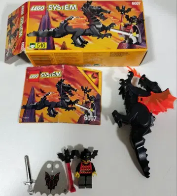 레고 LEGO 성 시리즈 박쥐 남자와 드래곤 미니 피규어 올드 레고