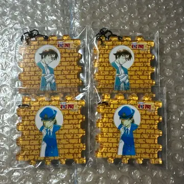 명탐정 코난 중국 아크릴 퍼즐 키링 하네다 히데요시 미야모토 유미