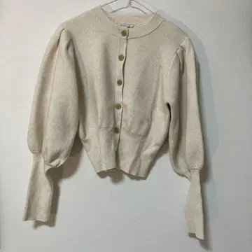 MOUSSY 퍼프 슬리브 가디건