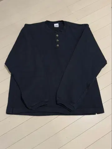 Camber 맨투맨 헨리넥 블랙 XL