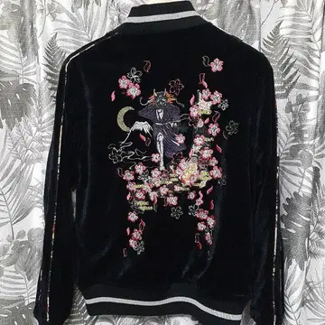 GUMU 벨벳 스카잔 Japan 자수