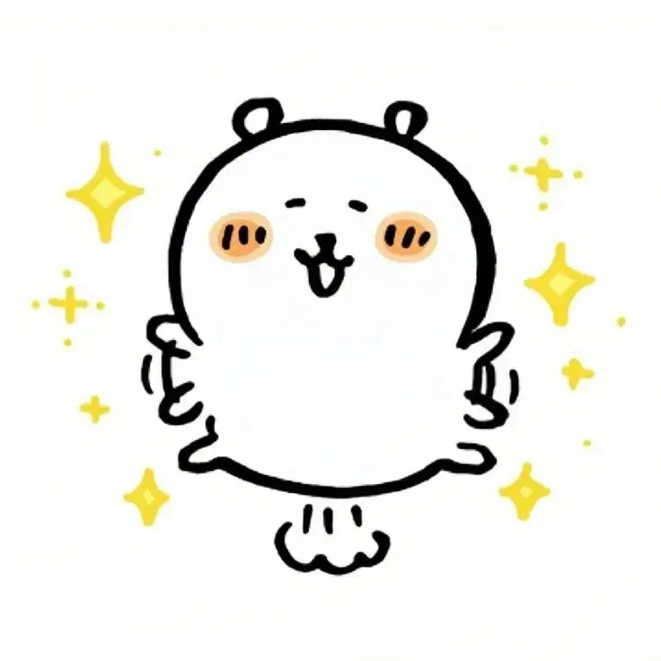 파랑 피크민 인형 머리핀