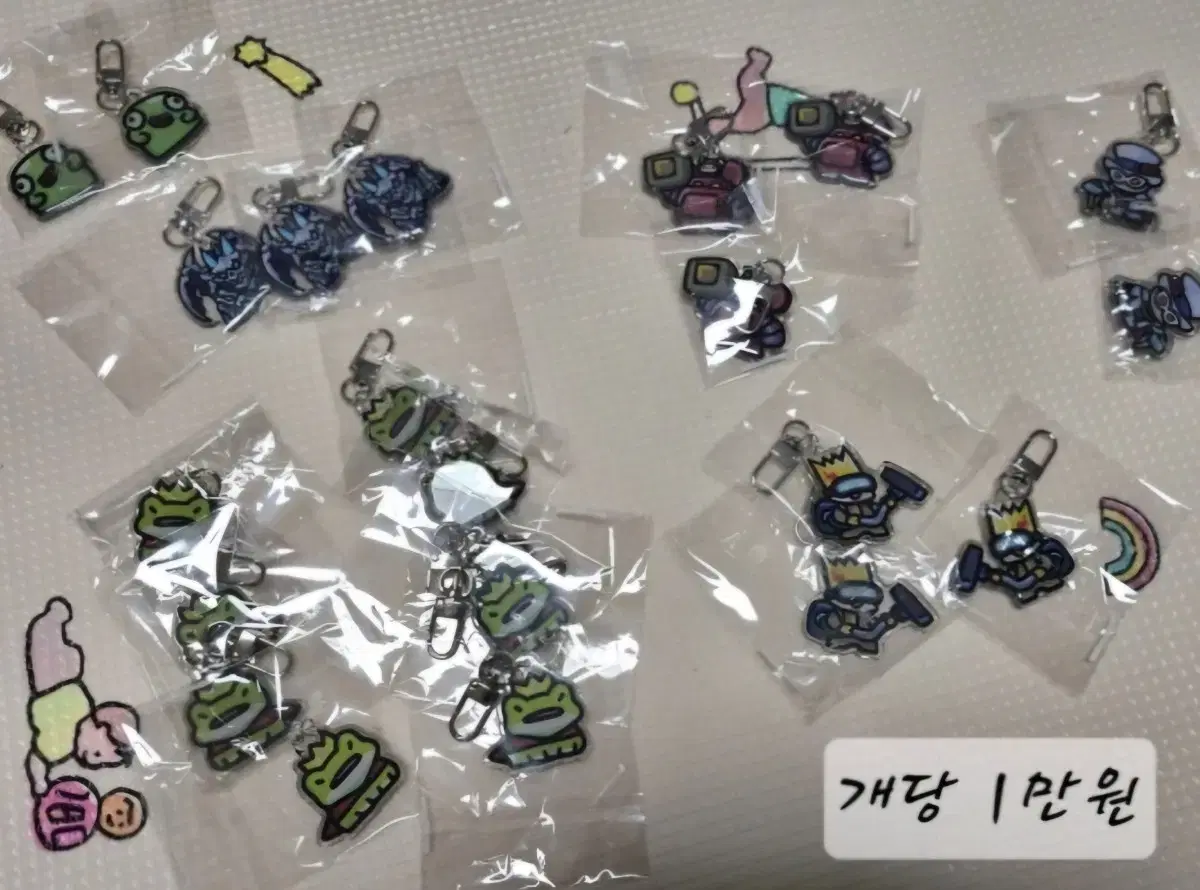 Luck Zone Many Game Keyring