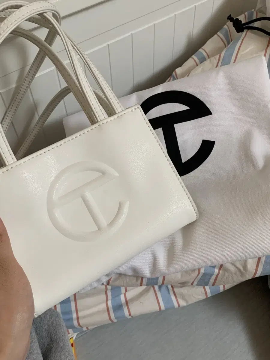 Telfar Small White Authentic