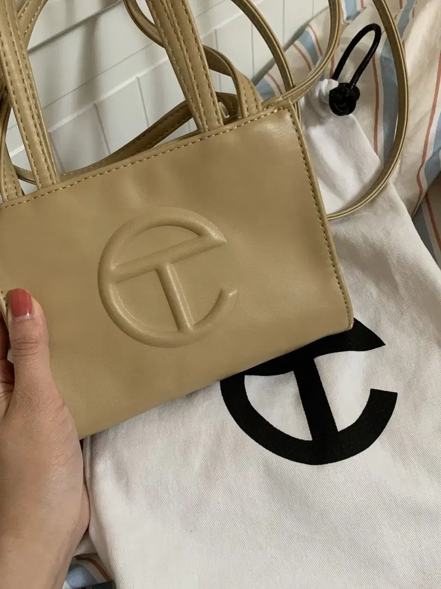 Telfar Small Cream Authentic