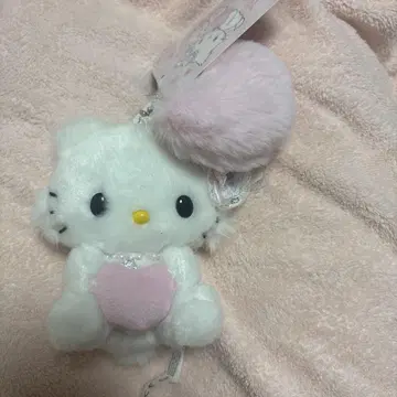 참미 키티 마스코트 참 하트 봉제 인형 홀더