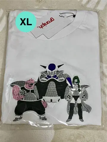 그라니프 반팔 티셔츠 드래곤볼 프리저 군 XL 사이즈