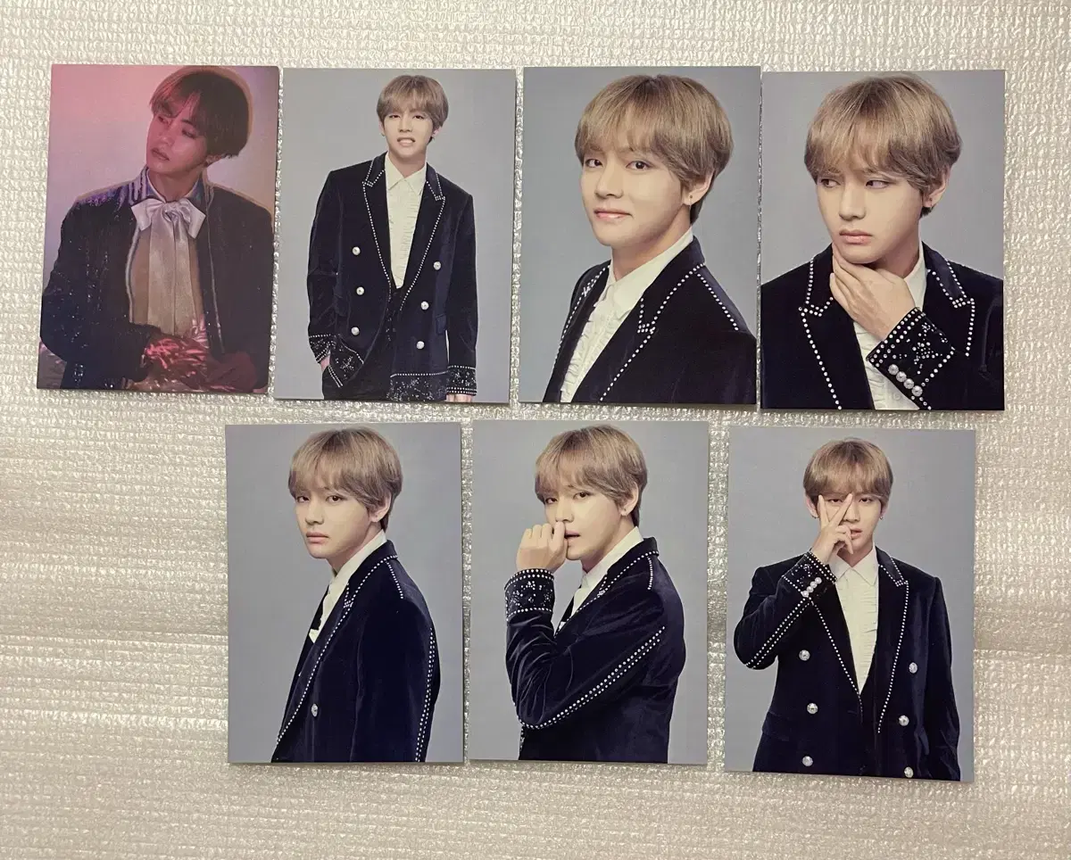 방탄 태형 윙파콘 미니 포카 드볼 윙즈 파이널 홀로그램