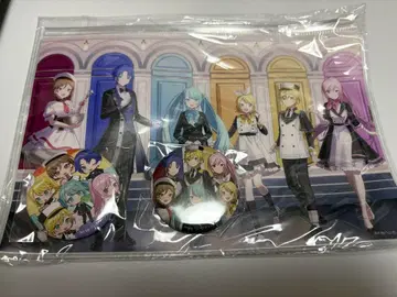 하츠네 미쿠 빌라 폰테누 그랑 하네다 공항 플랫 파우치 캔뱃지