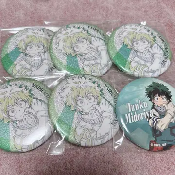 미도리야 이즈쿠 캔 배지 글리터 히로아카 나의 히어로 아카데미아 히로프라