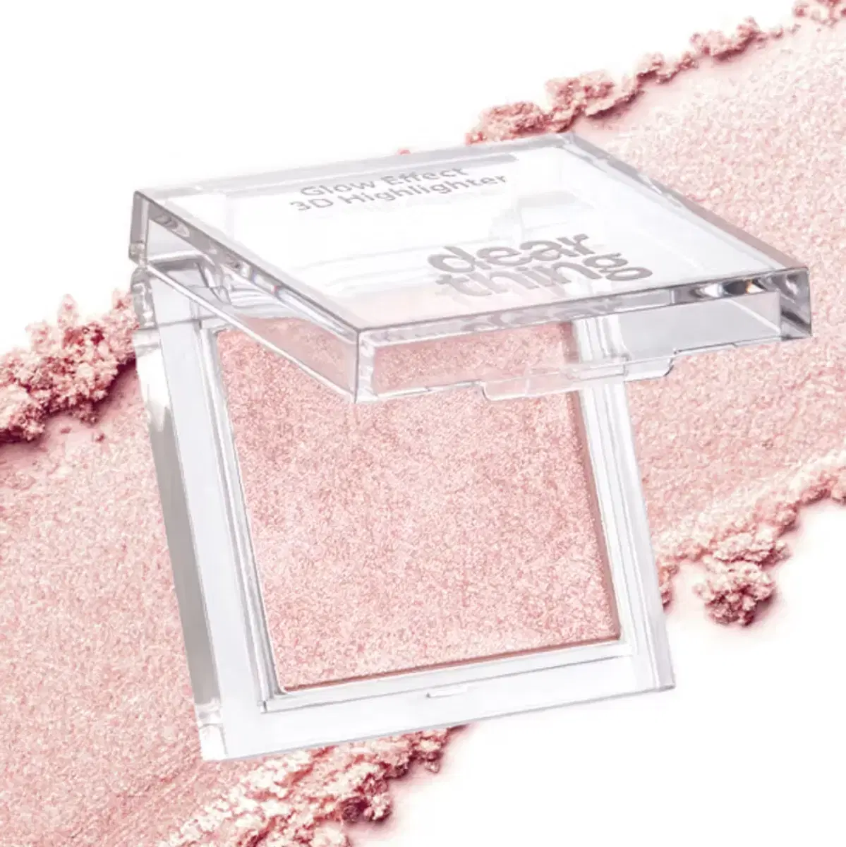 Milktouch Dear sing Glow Effect 3D Highlighter 02 Fairy Pink