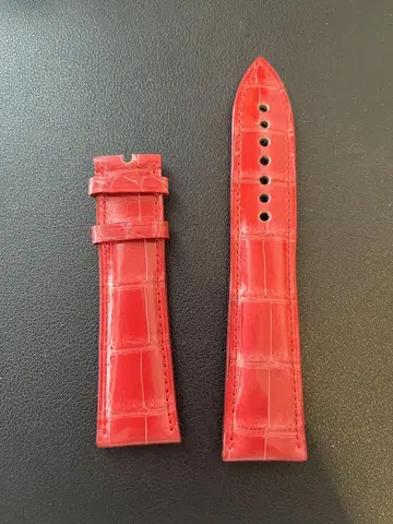 피프티 파솜용 가죽 벨트 23mm 크로커다일 패턴