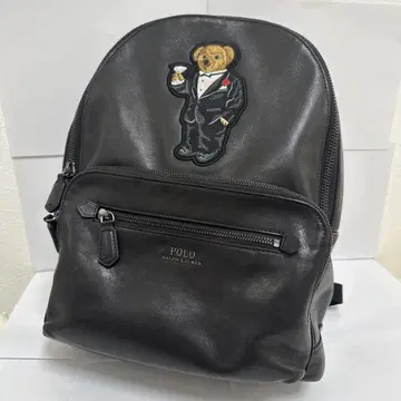 POLO 50주년 기념 가죽 폴로 베어 백팩 초레어