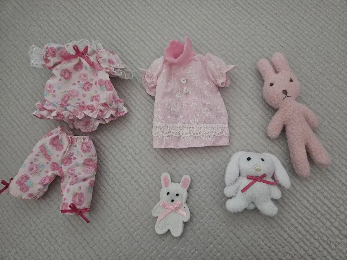 Licca-chan Blythe 1/6 Doll Pajamas Sleepwear Outfit Obitsu