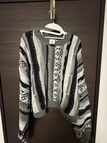X-girl JACQUARD KNIT TOP [3D 니트]