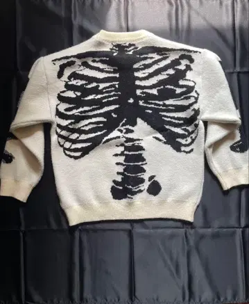 skeleton skull bone knit y2k 그런지 헤이세이