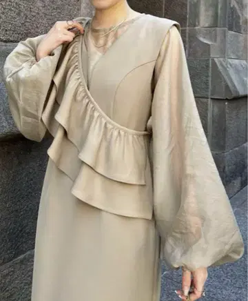 카프리슈 레마쥬 3SET 아지메 프릴 원피스 포멀