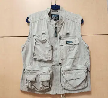 AIGLE 스탠드 카라 낚시용 조끼