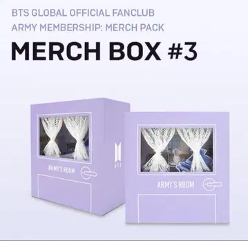 BTS Merch Box #3 ARMY'S ROOM 마치 박스