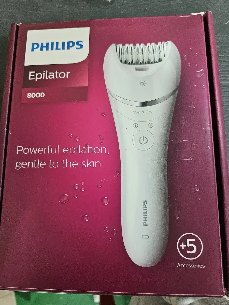 Philips Epilator 8000 Women's Hair Removal Device